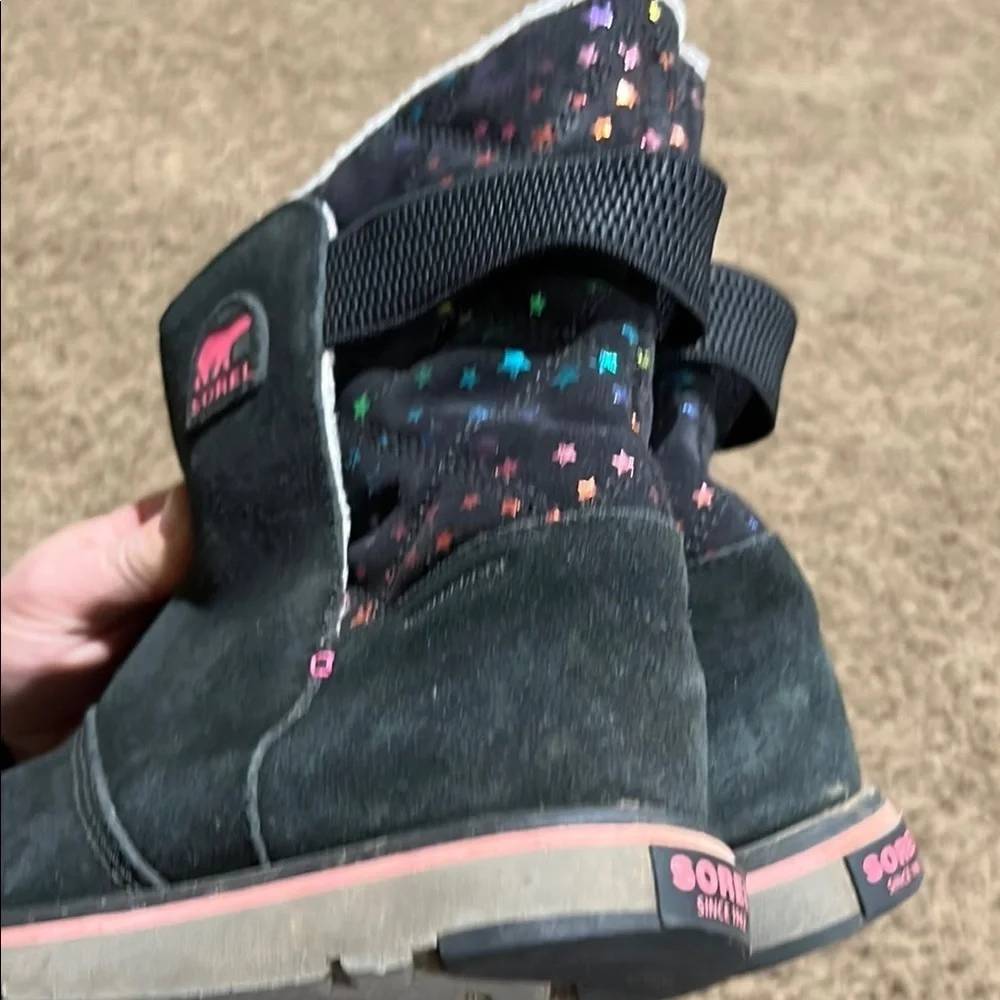 Sorel Kids' Starry Black Boots